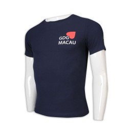 T998 製做男裝T恤 黑色印花 金龍集團 澳門 T恤生產商 寶藍色  男生 短 t T998 製做男裝T恤 黑色印花 金龍集團 澳門 T恤生產商 寶藍色  男生 短 t